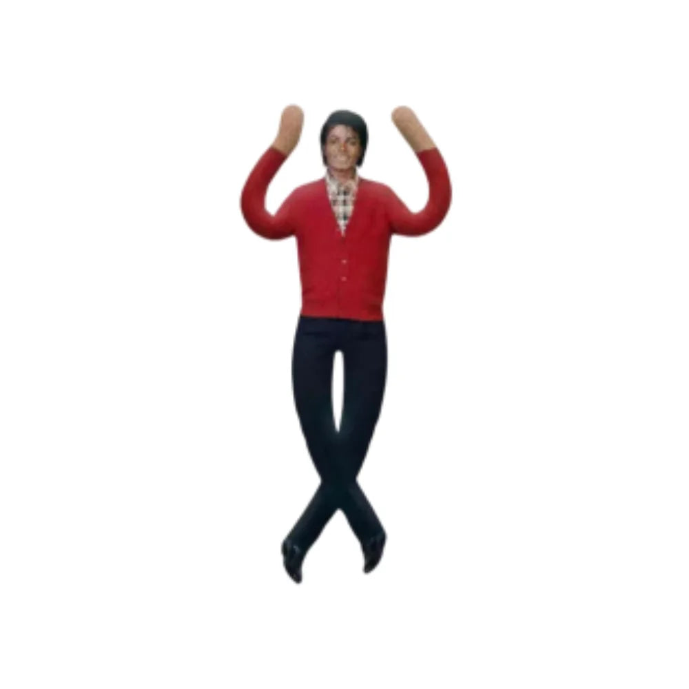 Michael Jackson Plush Stuffed Cosplay Doll, Abstract Movable Figure for Home Decor, Collectible Ornament & Creative Present for