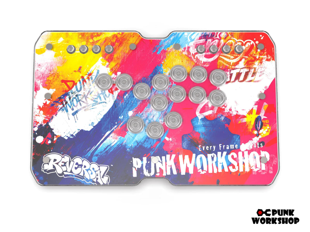 Punk Workshop Mini HitBox SOCD Fighting Stick Controller Newest Version Support Switch/PC (Windows®11 / 10) Handle Fight Console
