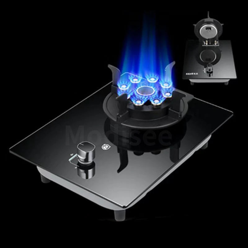 Gas Stove Single Stove Household Liquefied Gas Embedded  Gas Stove Natural Gas Fierce Fire Single Stove Stoves Table Kitchen Hob