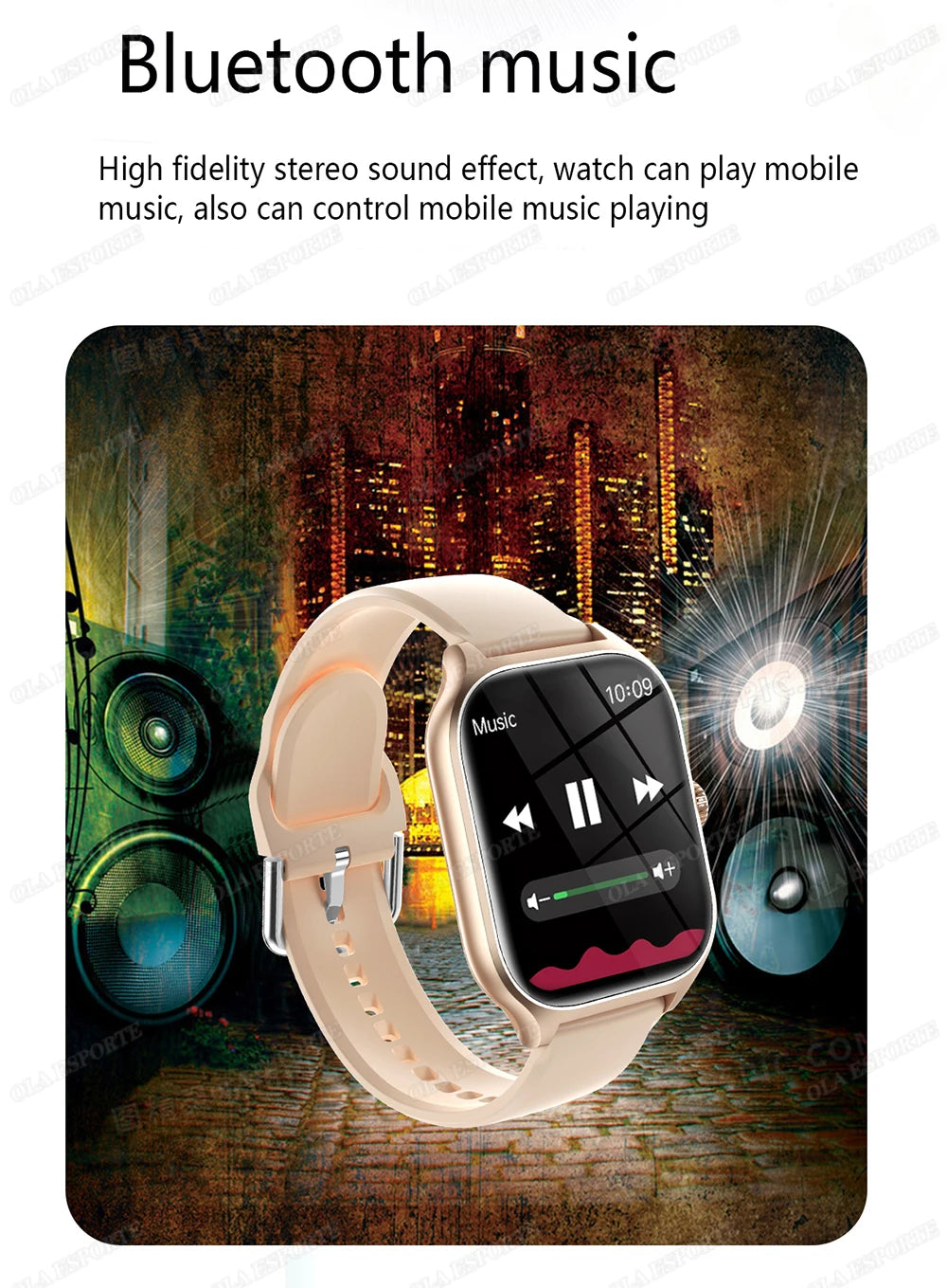 Stay connected and stylish with this versatile smartwatch compatible with both Android and iOS devices!