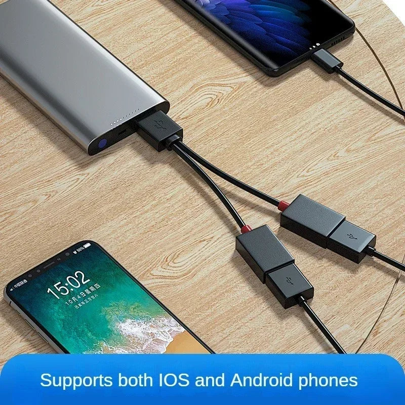 1 in 2 Out USB HUBSplitter Cable