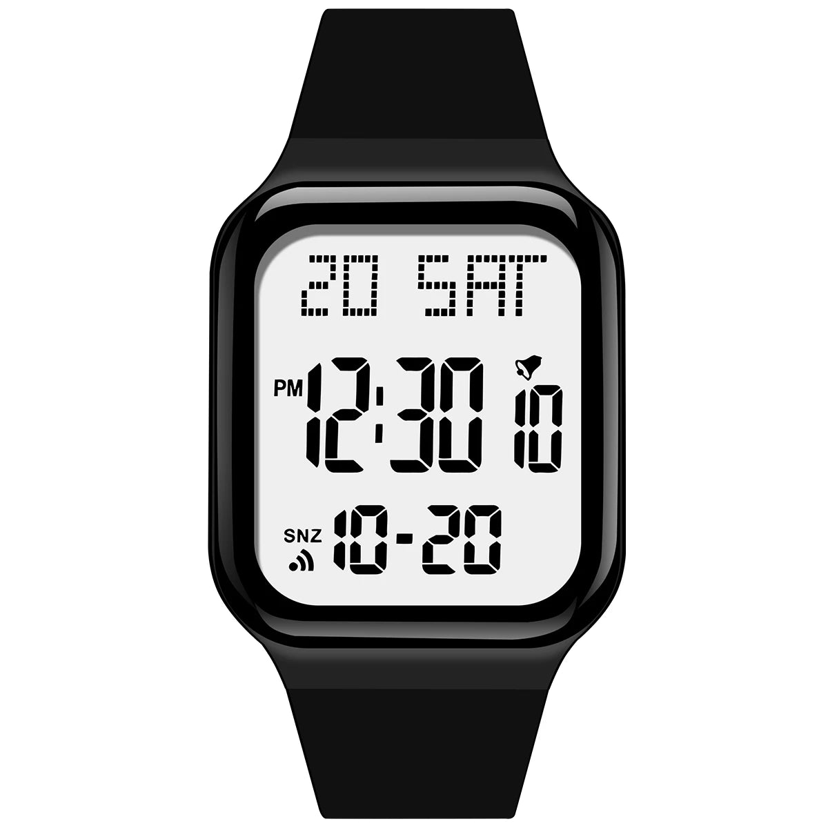 Student Watch Fashion Casual Sports Watch LED Luminous Waterproof Digital Display Electronic Watch Unisex