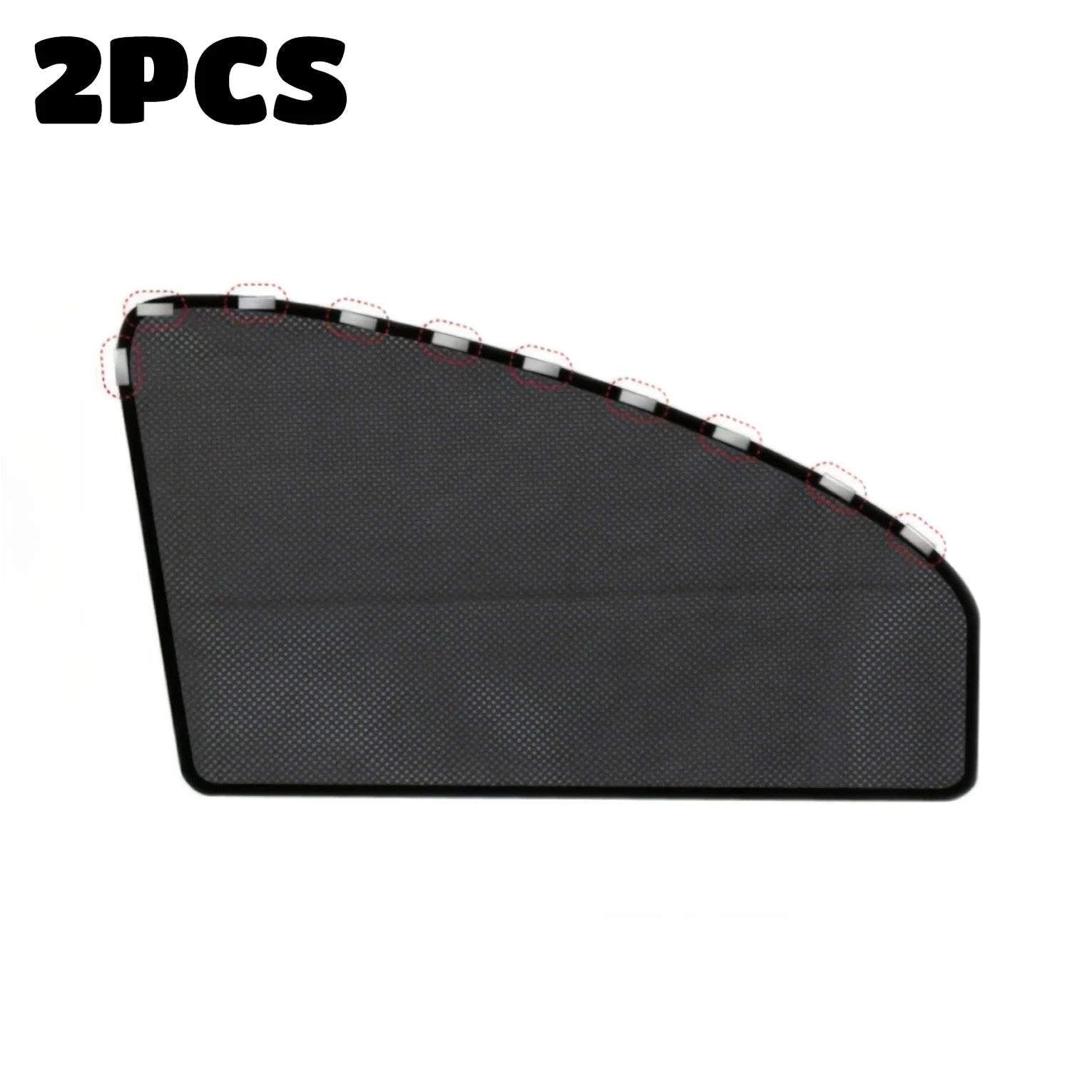 4pcs Magnetic Front Rear Window Curtain Summer UV Protection Universal Foldable Window Sunshades with Small Hole Auto Accessory