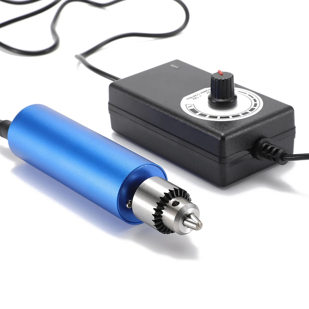 Handheld Mini Electric Hand Drill Metal Grinder 13000rpm Stepless Speed-adjustable Multifunctional Wood Polishing Engraving