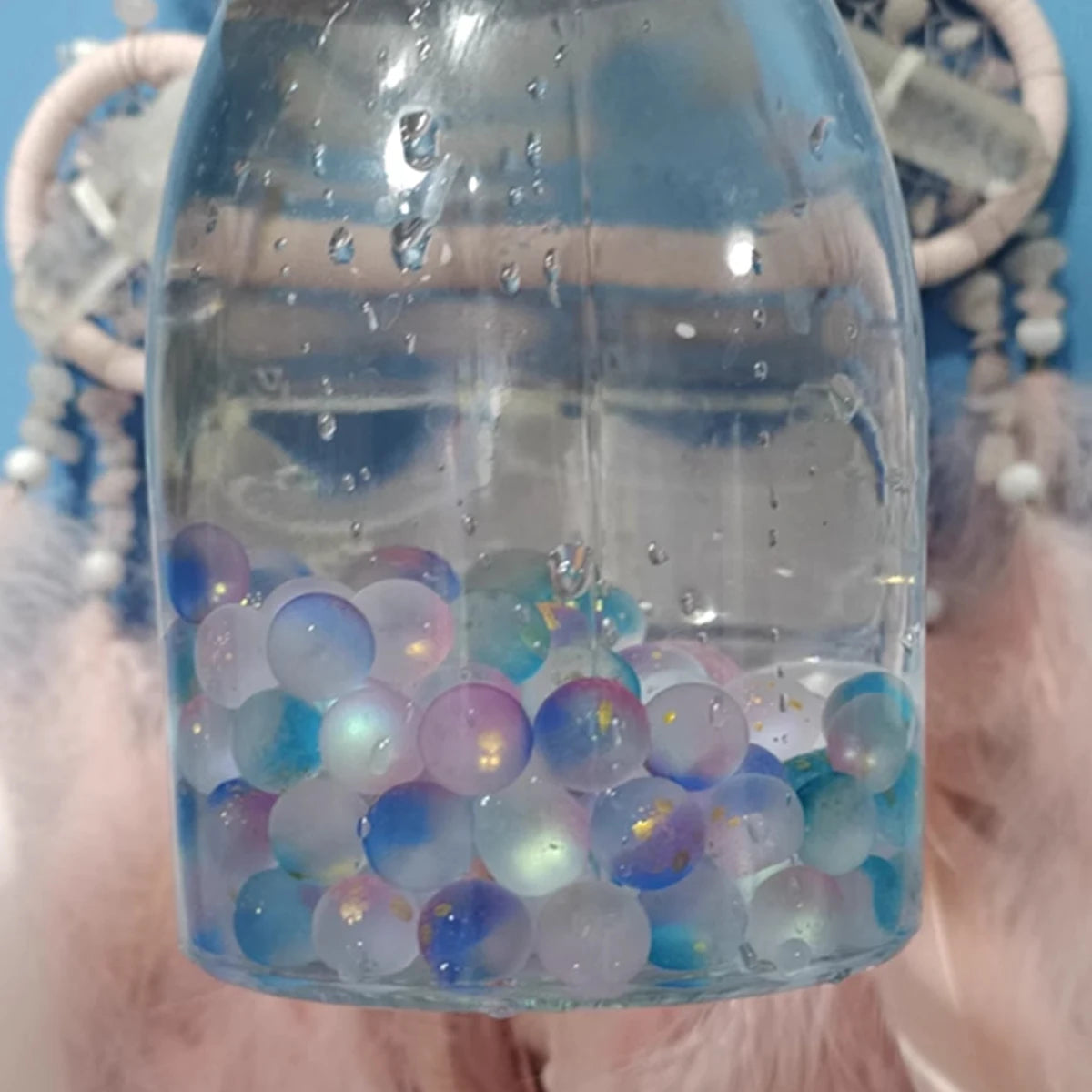 Fish tank frosted glass beads, small fish tank landscaping supplies, micro landscape ecological tank decorations and ornaments