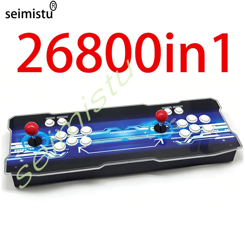 Arcade Game Console Pandora 268000 in 1 Box 3D Retro Video Game Machine with Game Board 8 Way Joysticks & Push Buttons to TV