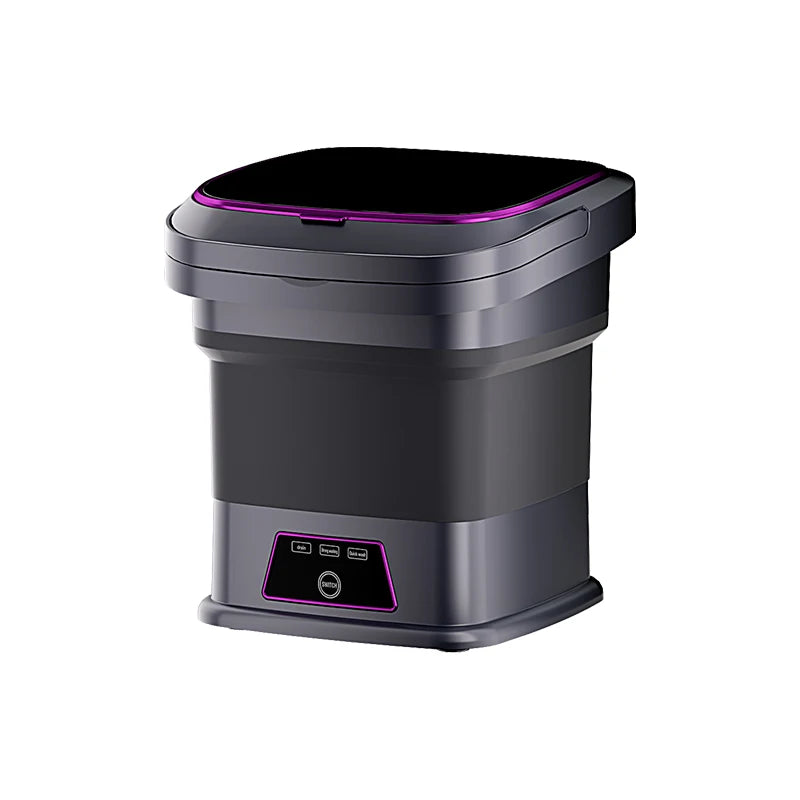 13L Foldable Portable Washing Machine Fully Automatic Home Dorm Mini Small Underwear Panties Cleaning Machine