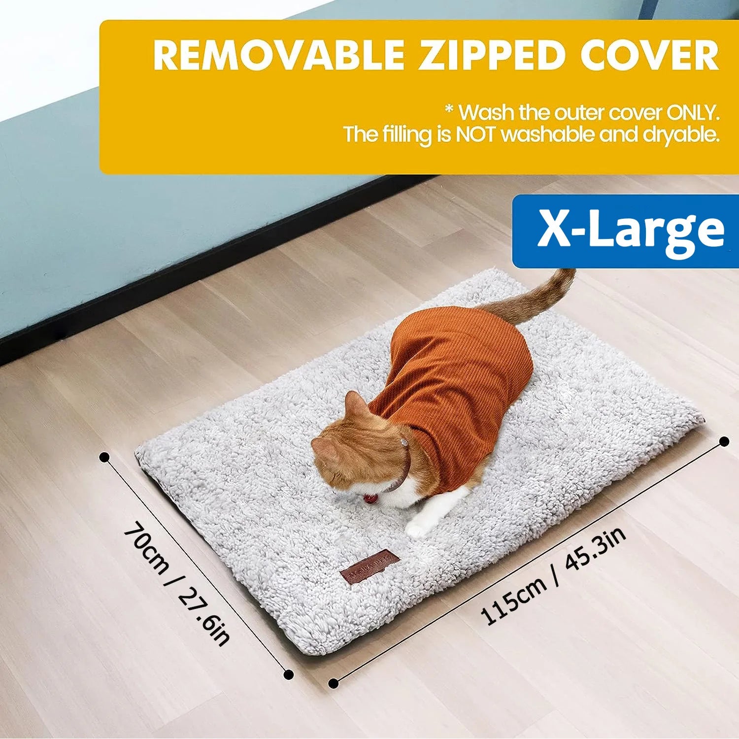 Self-Heating Pet Mat, Super Soft Aluminum Film Dog Mattress For Sleeping, Cat And Dog Bed Mat For Small And Medium Cats Dogs