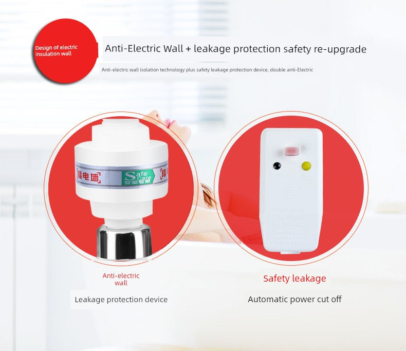 Happy Dragon Egg Hot Faucet Shower Bath Fast Heating Instant Water Heater Faucet Hot and Cold Dual-Purpose Electric Water Heater