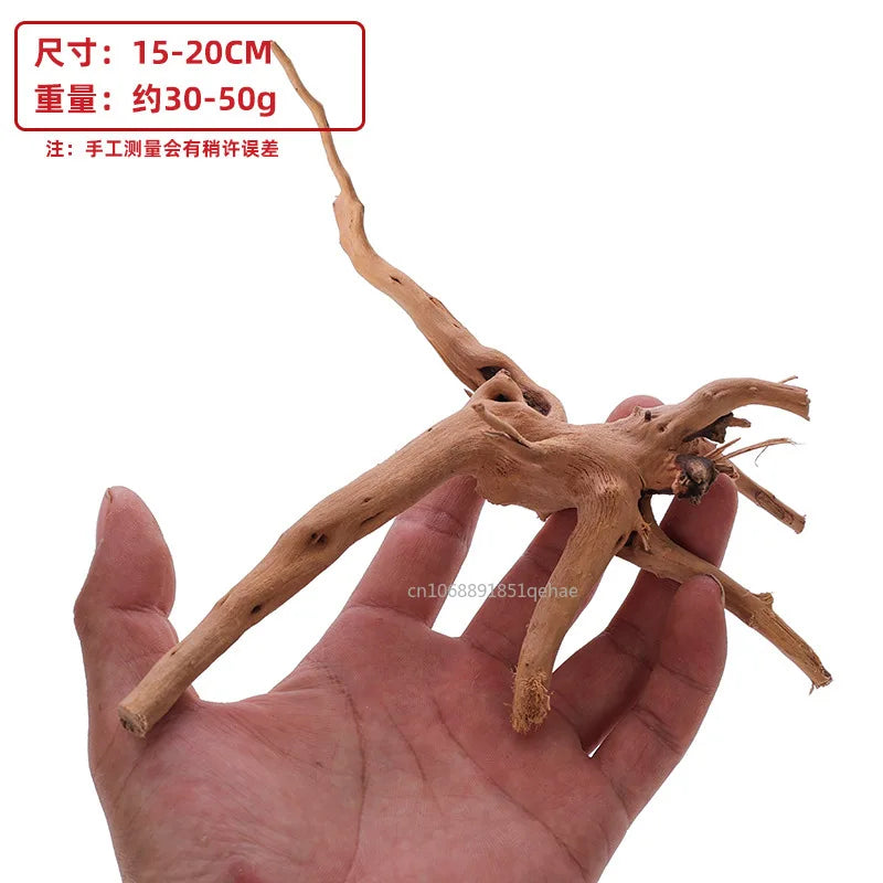 Fish Tank Decoration Natural Wooden Small Habitat Roots Driftwood Scenery Decorative Ornaments Aquarium Landscape Tree Roots