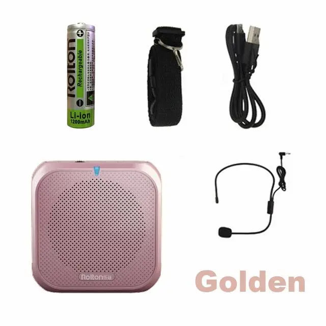 Enhance your sound with this all-in-one microphone loudspeaker and voice amplifier recorder—perfect for clear presentations, performances, and recordings!