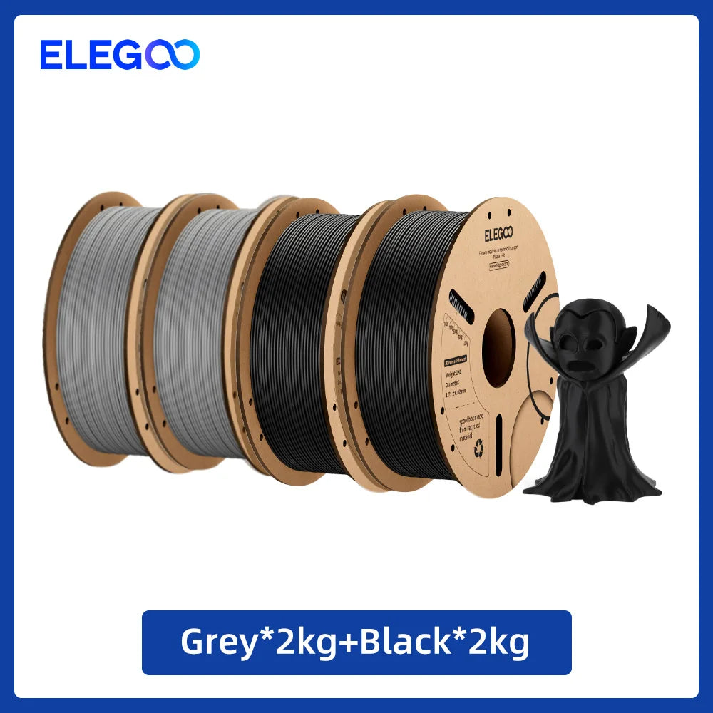 ELEGOO 1.75mm PLA Filament 1kg Plastic 3D PLA for 3D Printer Consumables Material for FDM 3D Printer NEPTUNE 3 PRO