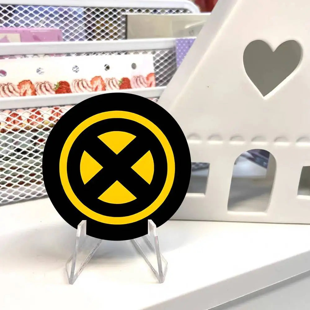X-Xmen Logo Round Badge Creative Brooch Clothing Backpack Accessories Lapel Pin