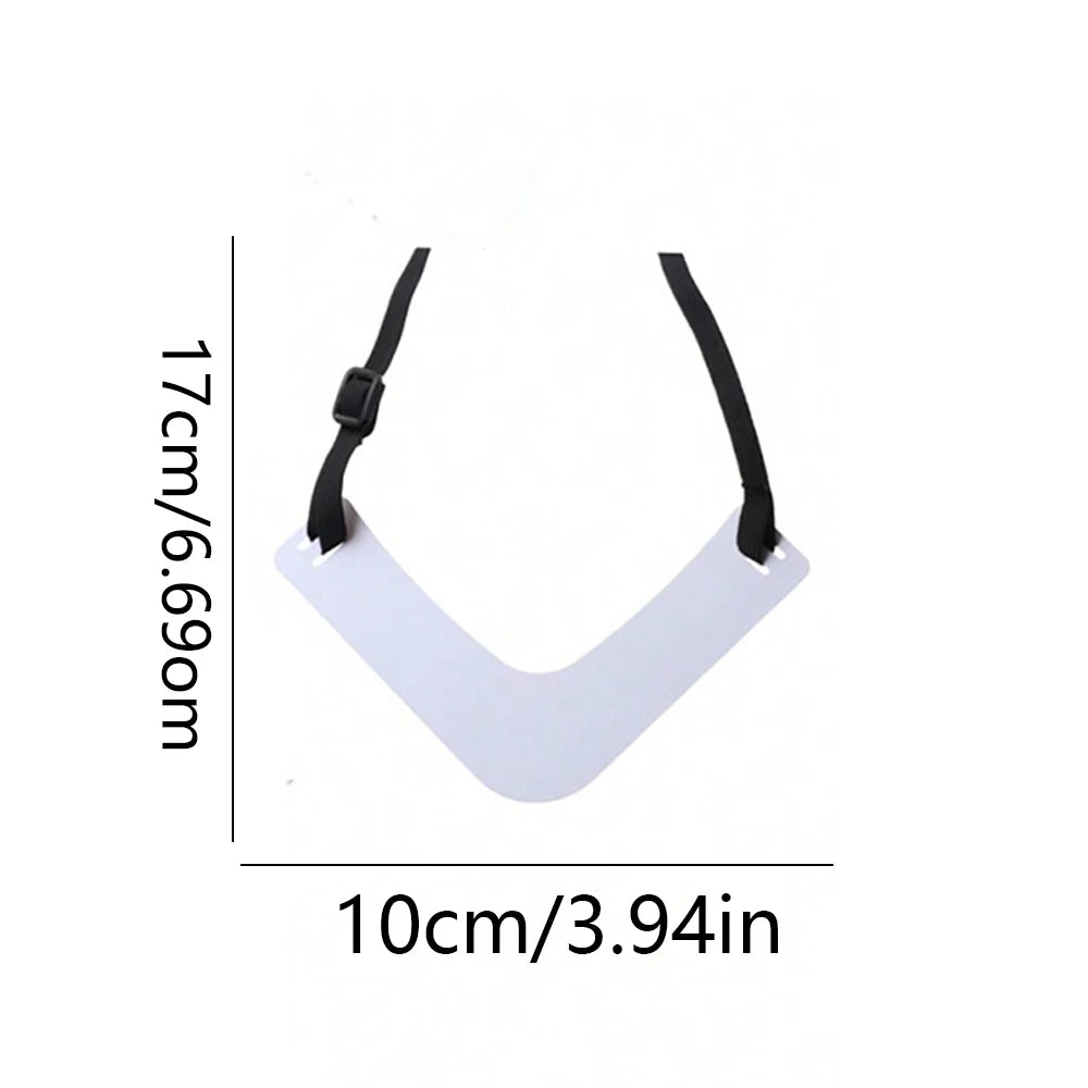 Neckline Shaving Template Beard Shaper Neckline Guide & Trimmer Kit with Stencil for Men's Goatee and Mustache Grooming