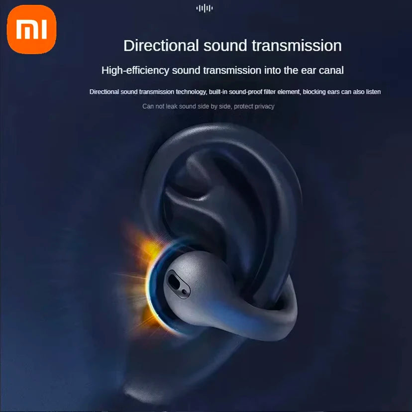 XIAOMI T7500 Bluetooth Earphones Bone Conduction Stereo Sports Life Waterproof Earphones with Microphone for Gaming and Music