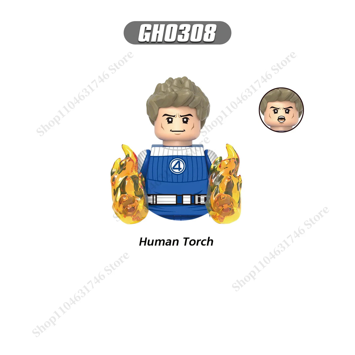 Marvel Mini assembly brick toys The Fantastic Four Superhero Building block Silver Surfer Galactus doll block toys party gifts