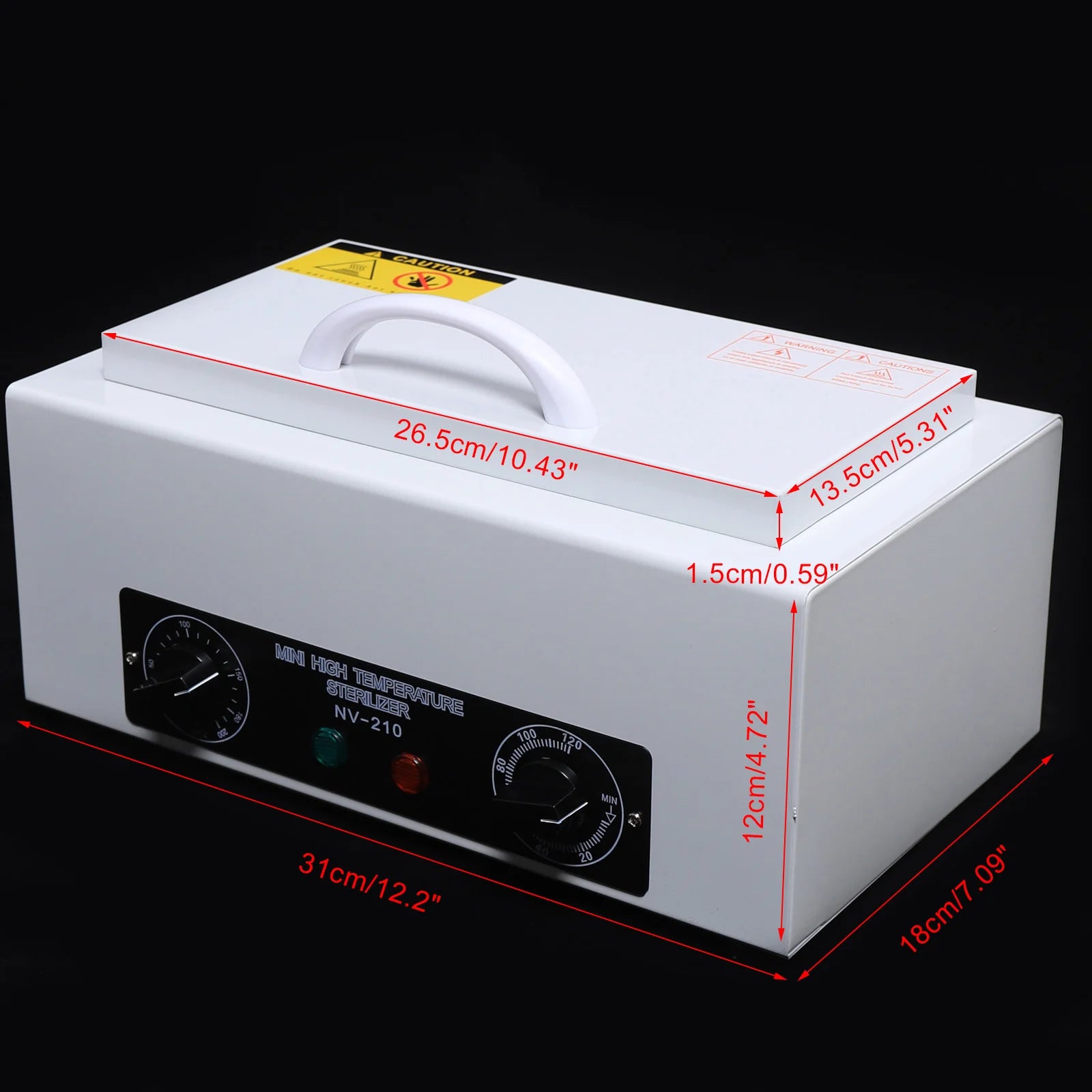Sweetmile UV Ozone Sterilizer Box Cabinet High Temperature Nail Sterilizer Disinfection Box Storage Case Nail Tools Machine