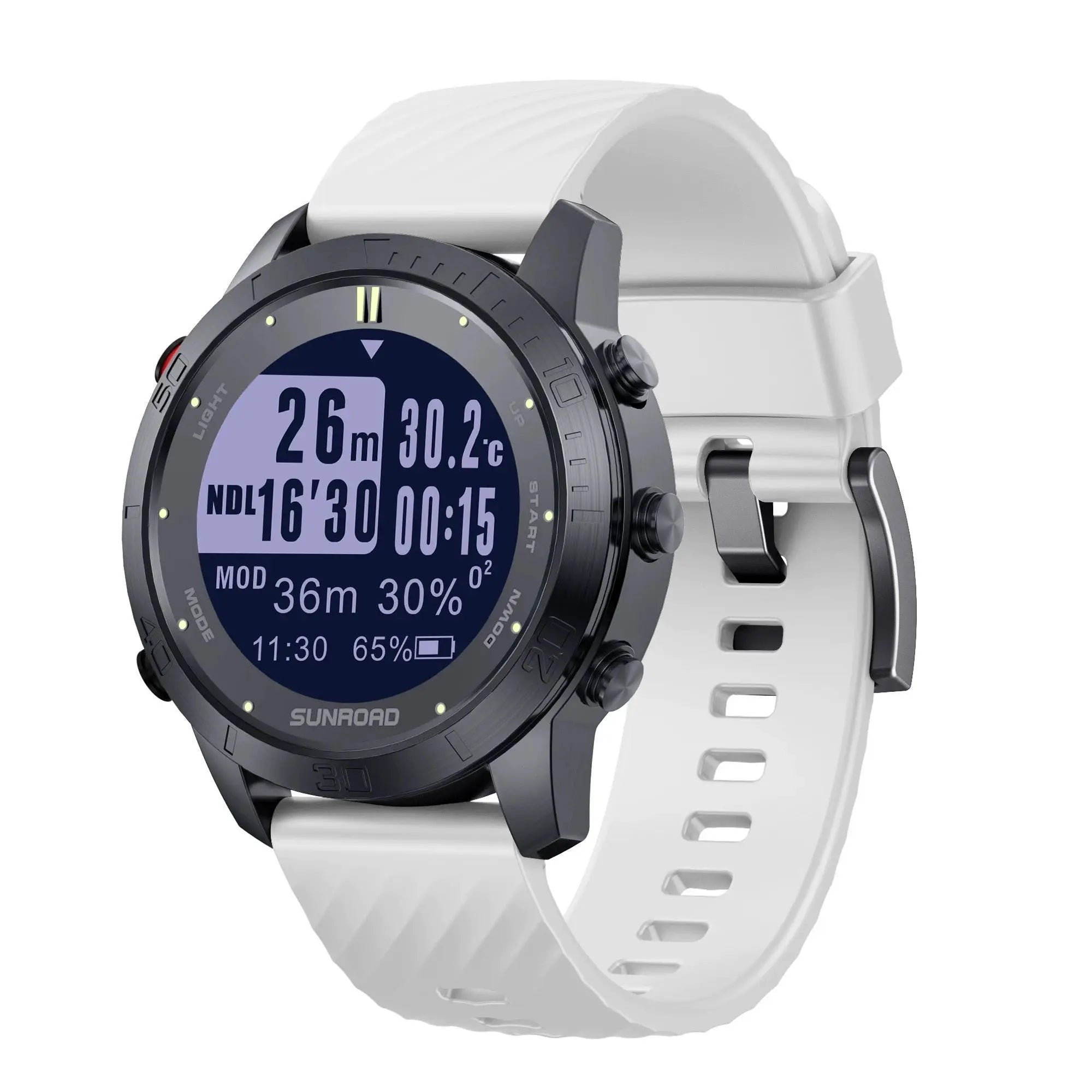 Genuine Professional Bluetooth Version Diving Computer Watch, 100 Meters Waterproof Safety Warning Electronic Compass