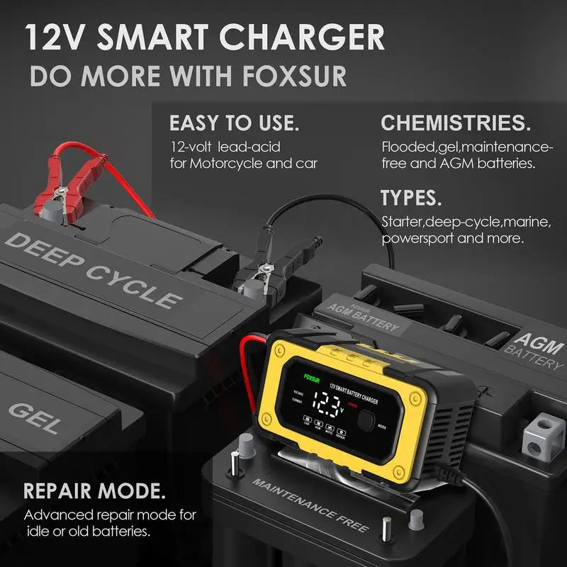 Stay charged and ready with this portable battery jumper starter power pack—featuring an LCD screen and powerful engine support for reliable jump starts anytime!