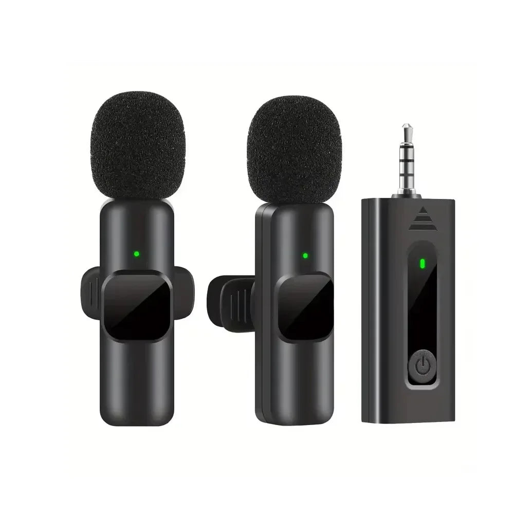 NEW Wireless Lavalier Microphone for Live Streaming/YouTube/TikTok/Facebook Live Noise Reduction Mic For iPhone/Android