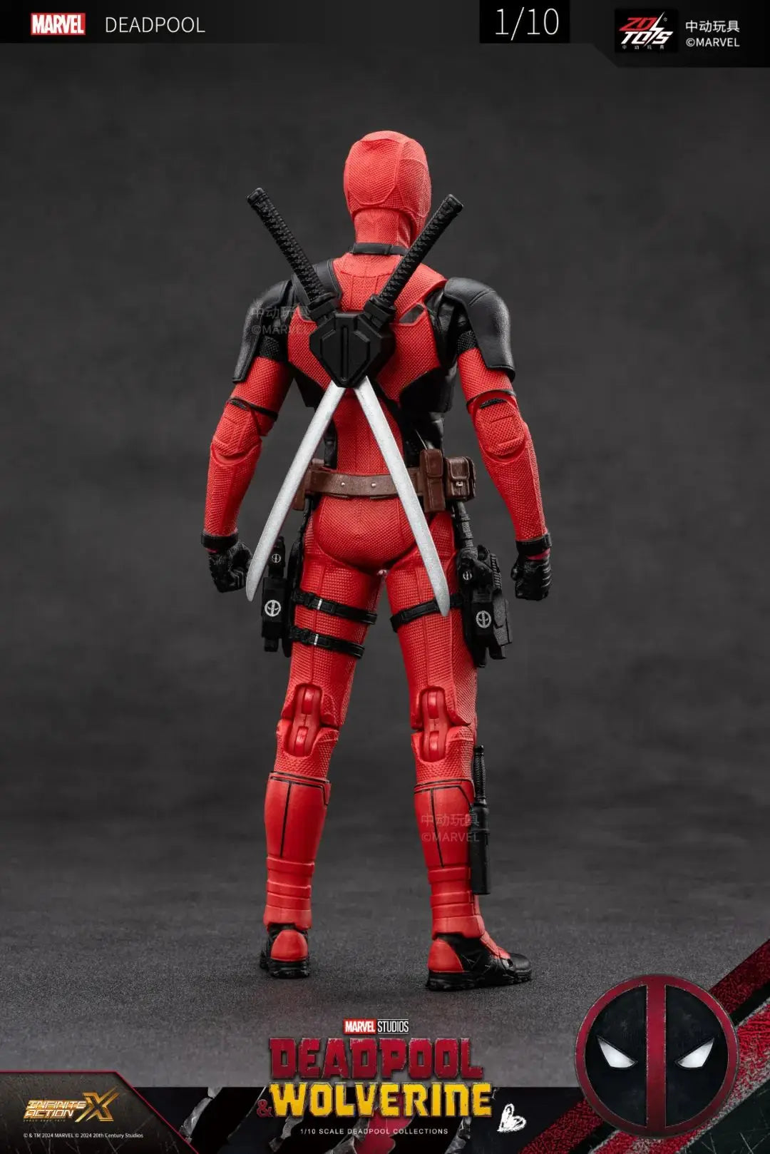 ZDTDS Deadpool & Wolverine Spider-Man X-Men Logan Winston Wilson Assembly Action Figures Collection Doll Joint Mobility Toy Gift