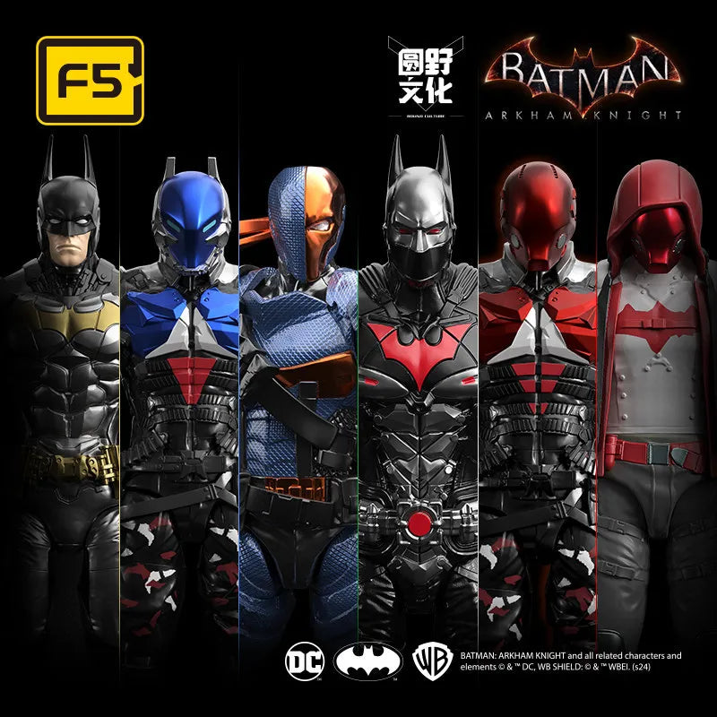 Crazy Edition Arkham Knight Batman Series2 Mystery Box F5 Roundd Culture Batman Vs Joker Action Figure Assemble Collectible Gift