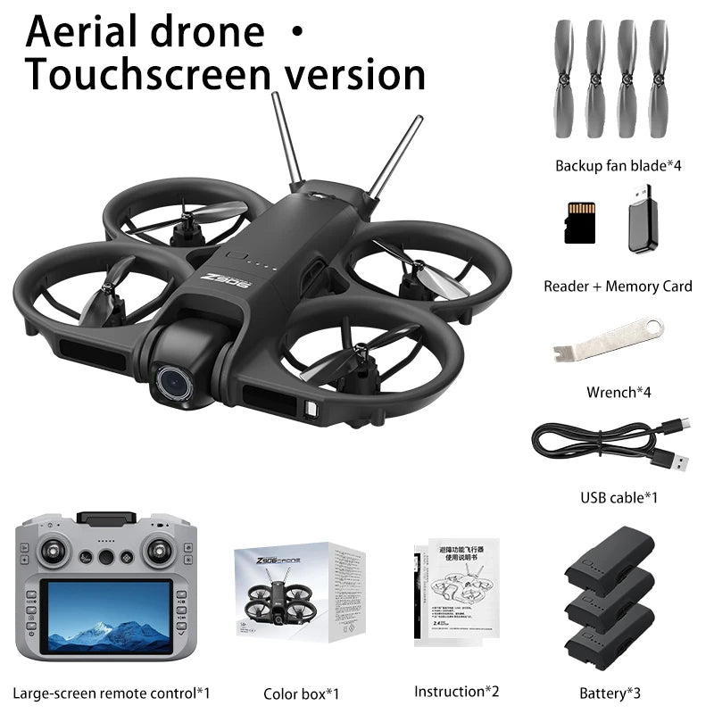Original Z906 4K 8K Drone 5G Brushless Anti Drop Four Axis Long-Range Obstacle Avoidance Foldable Quadcopter RC GPS Dron