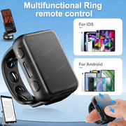 Multifunctional Ring Remote Control Smart Ring Video Camera control, Document remote control,Smartring Men Women for Android IOS