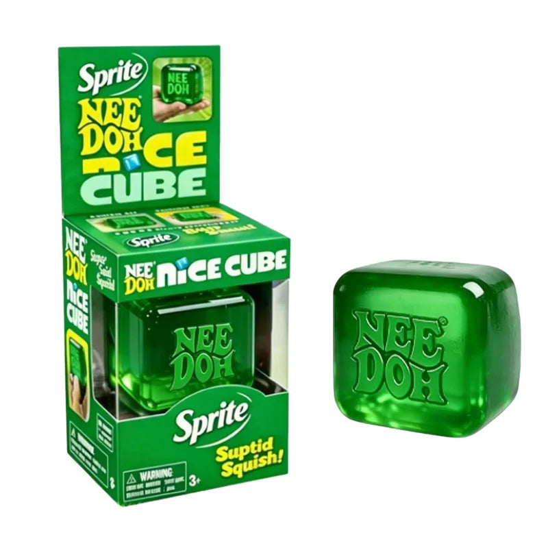 NeeDoh Nice Cube Series of Products Stress Relief Toy Soft Squeeze Fidget Cube for Kids & Adults  Anxiety Relief Sensory Toy
