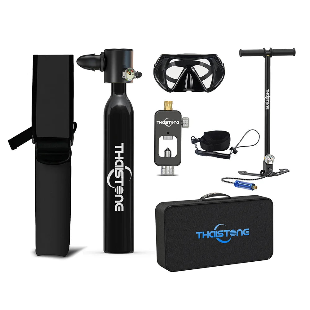 THAIITONEE-Mini Scuba Diving Tank, Underwater Swimming Swimmer, Cylinder Equipment, Dive Bottle, Oxygen, 0.5L, 5-10 Minutes