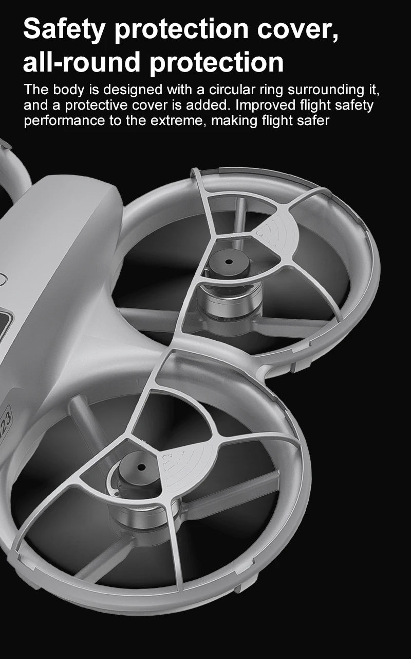 The new drone features a 4.5-inch display screen, one-click rolling, and dual-camera optical flow intelligent positioning