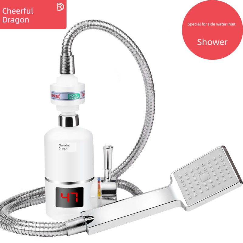 Happy Dragon Egg Hot Faucet Shower Bath Fast Heating Instant Water Heater Faucet Hot and Cold Dual-Purpose Electric Water Heater