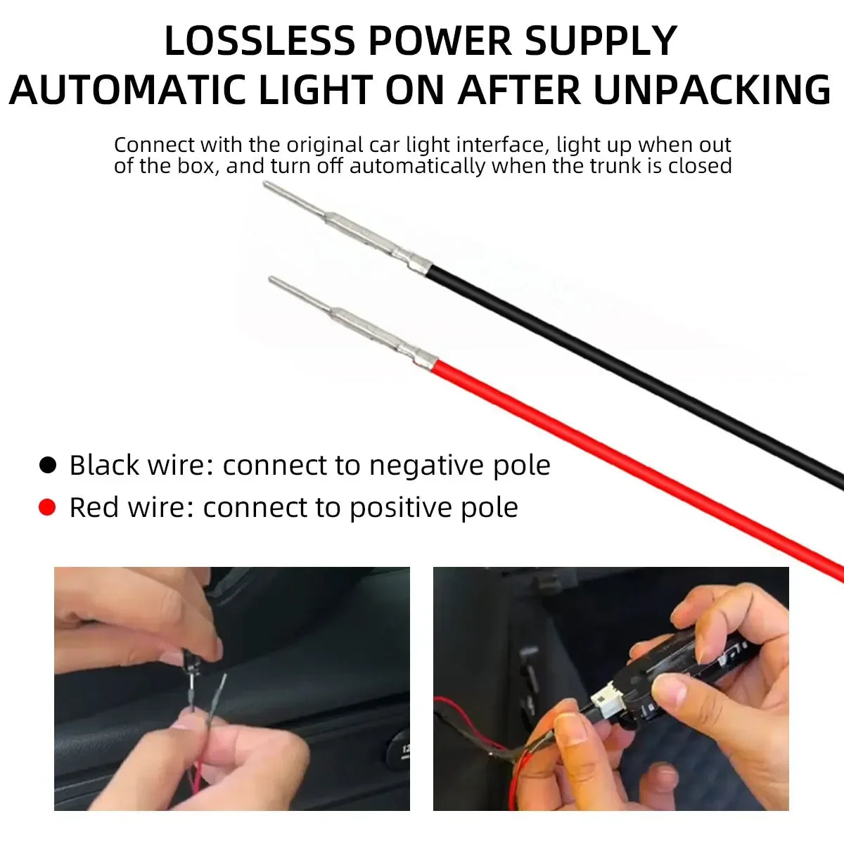 Automatic Led Trunk Light 4.2M Automatic Sensor Car Trunk Light Strip with Dynamic Flowing Illumination for Universal Fit 12V
