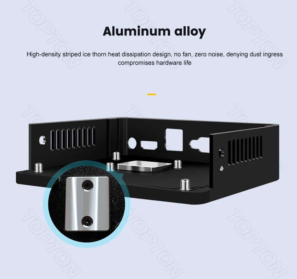 Topton 12th Gen Intel Twin Lake N150 Soft Router N5105 N6415 N6210 4*2.5G LAN Fanless Mini PC pfSense Firewall Appliance AES-NI