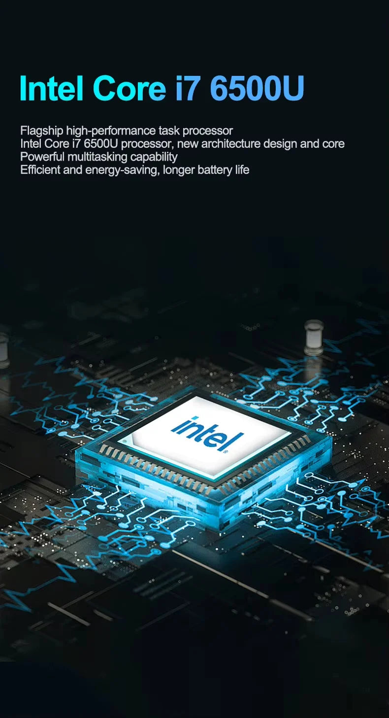 Boost productivity and gaming with this Windows 11 laptop featuring an Intel Core i7-6500U processor, 16GB RAM, and a spacious 1TB SSD. Equipped with fingerprint unlock for secure access, perfect for office, study, and gaming needs!