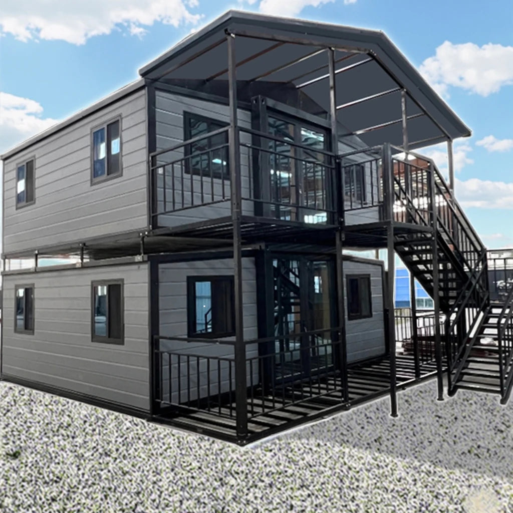 Mobile Villa  2 Story Container Home 3 Bedroom Tow Floor House Luxury