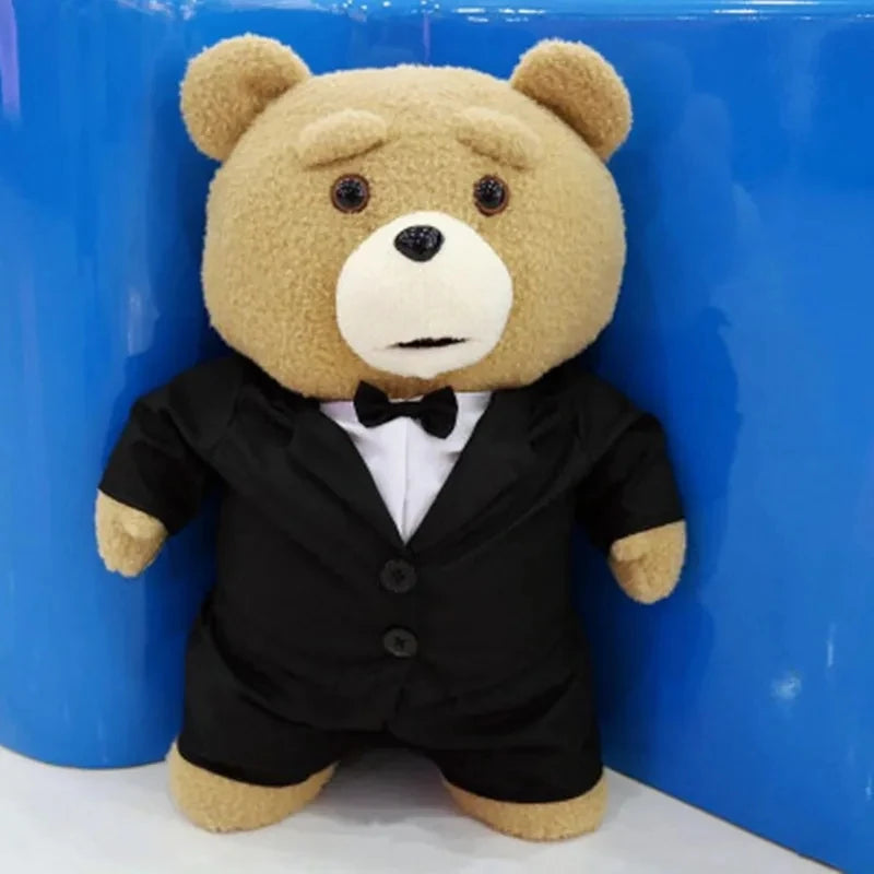 8 styles Movie Teddy Bear Ted 2 Plush Toys In Apron Soft Stuffed Animals Plush 45cm A birthday present for a good friend