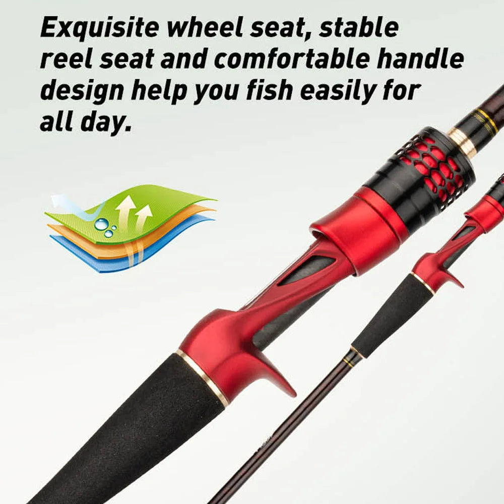 Octopus Rod Jigging Fishing Rod 1.7m Carbon H Power Fishing Rod Boat Fishing Rod Titanium Tip 9:1 Action High Quality