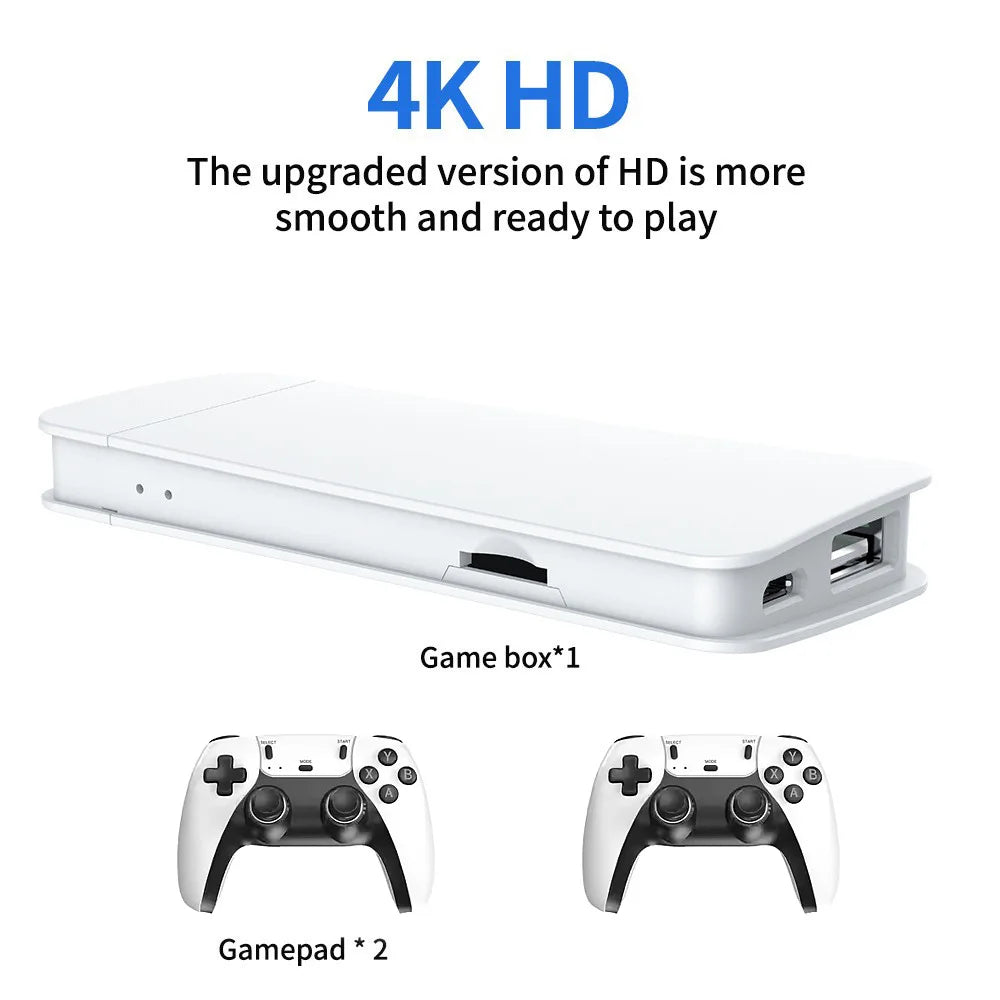 NEW M15 4K HD Retro Game Console,2.4G Wireless Controllers,20+ Simulators,GB2 DDR3 256MB,12 8G,40000 Games Retro Video Game Cons