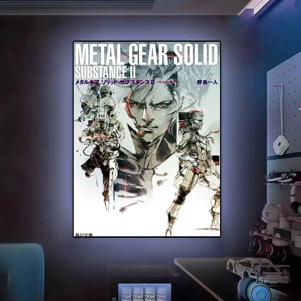 Gift Frameless Poster Personalized Gift For Lovers Customizable Decorative Home Decor Hot Game Metal Gear Solid Solid