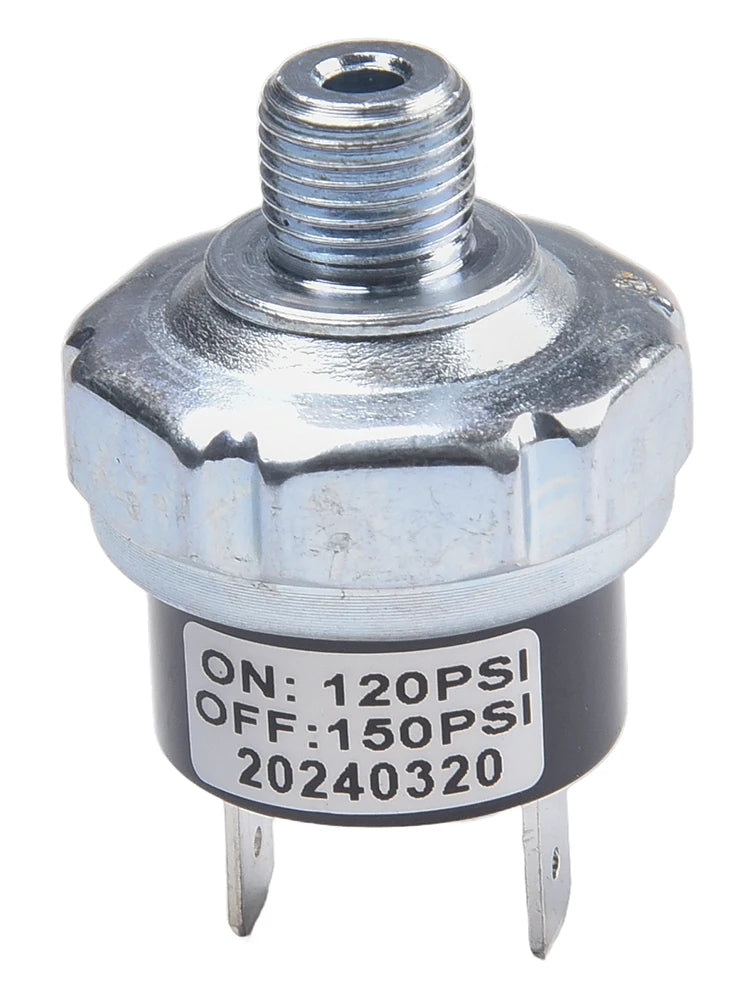 Ensure optimal performance with this reliable air compressor pressure switch—precise control for maintaining safe and efficient pressure levels!