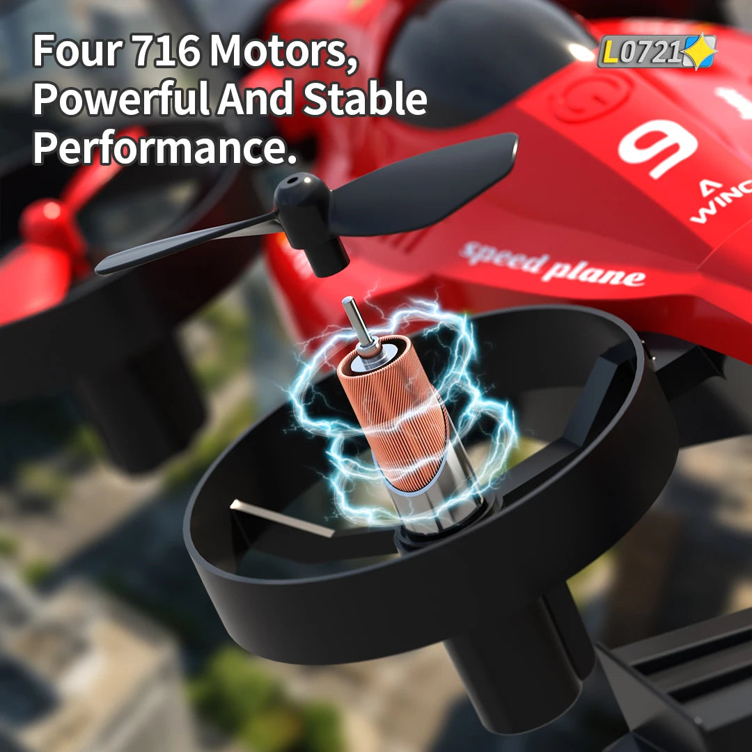 L0721 RC Aircraft Amphibious Remote Control Drift Car 360° Roll Land and Air Experience Speed Plane Dual Mode RC Car & Airplane