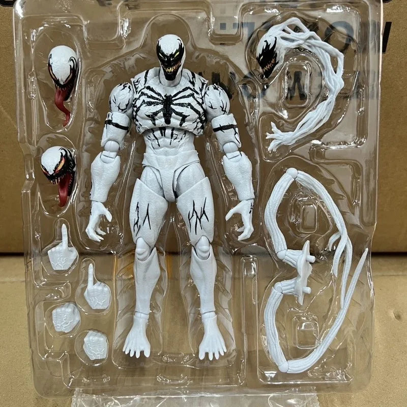 20CM SHF Anti-Venom Symbiote KO Articulated Action Figure Desktop ornament decoration Anime Fans Collectible Model Kit Toys Gift