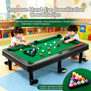 Billiards Toy Table, Home Use Indoor Mini Desktop Billiards Table, Ideal for Children and Families to Engage in Interactive Play