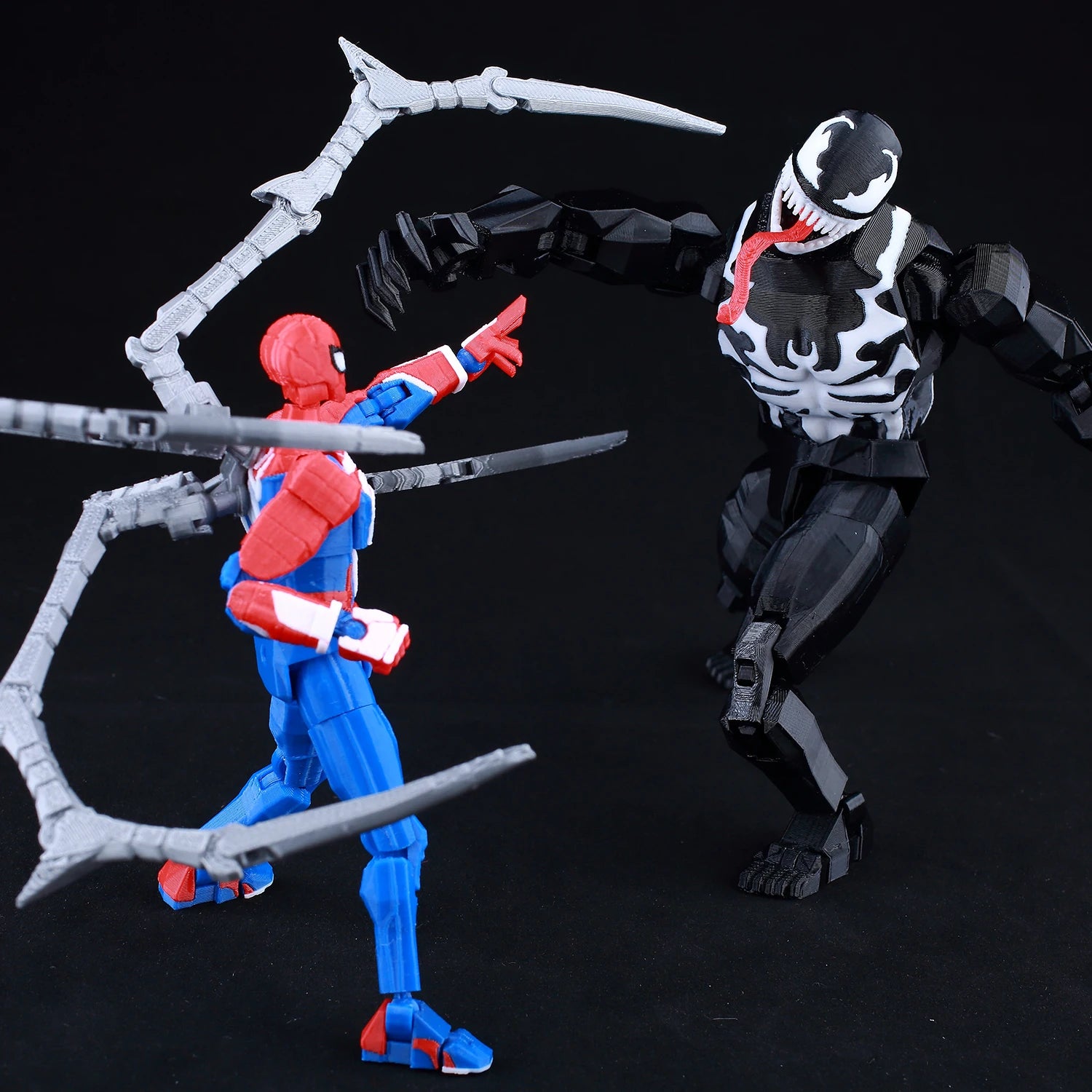 9L3D Printed Deadpool Wolverine Batman Spider-Man Venom Action Figures Dummy13 Lucky13 T13  Anime Model Toys Collectors Gifts