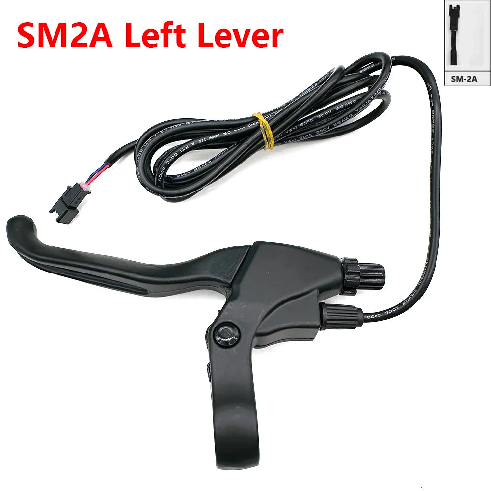 Cut Power-Off Brake Lever Folding Electric Scooter Replacement Brake Handle Lever for E-Bike EBIKe SM 2Pin Aluminum Alloy Lever