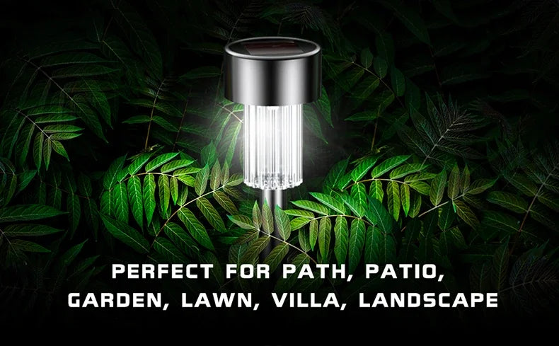 Outdoor Solar Lights Garden Lights Solar Powered Lamp Lantern Waterproof Landscape Lighting Pathway Yard Lawn Garden Decoration