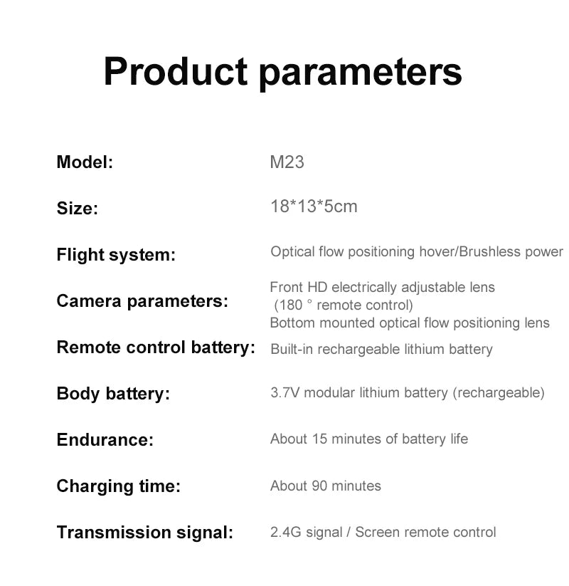 The new drone features a 4.5-inch display screen, one-click rolling, and dual-camera optical flow intelligent positioning