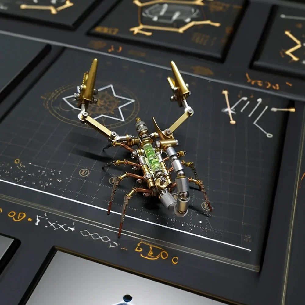 Mechanical Spider Metal Model 3D Kit  (Cyberpunk Insects)
