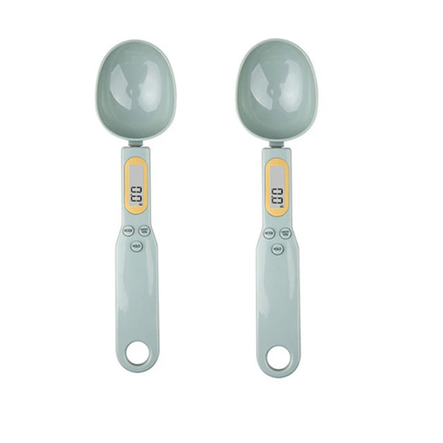 Measure ingredients with precision using this digital spoon scale—electronic LCD display, 0.1-500g capacity, perfect for flour, milk, coffee powder, and more!
